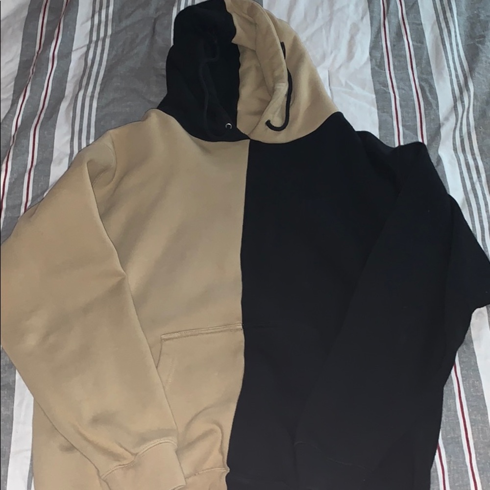 Brown/Black cross Hoodie